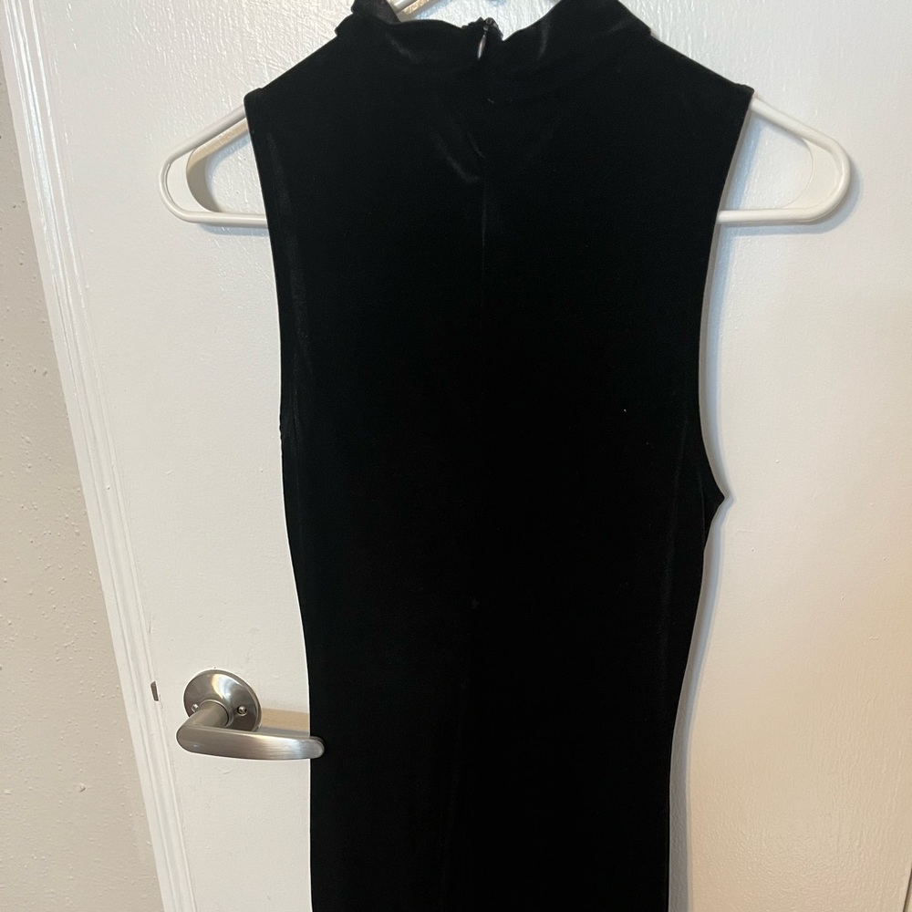 Velvet fashion nova dress, knee length.